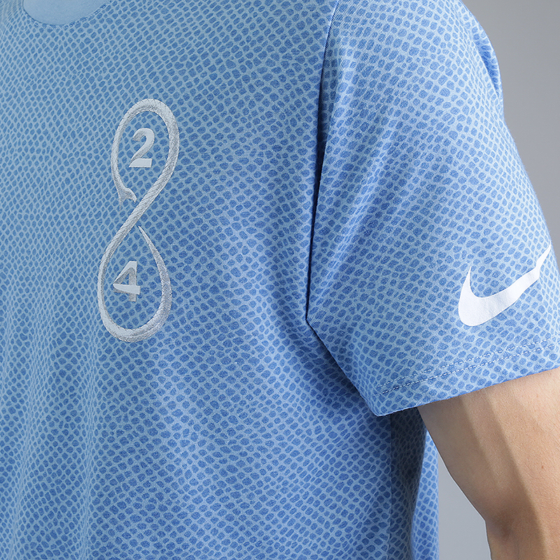 мужская голубая футболка Nike Dry Kobe Basketball T-Shirt 921545-465 - цена, описание, фото 2